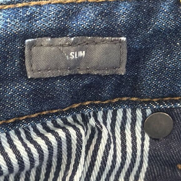 Bonobos Jeans Mens Slim Fit Jeans in Navy Yard Wash Denim W30 x L30 - Picture 9 of 11